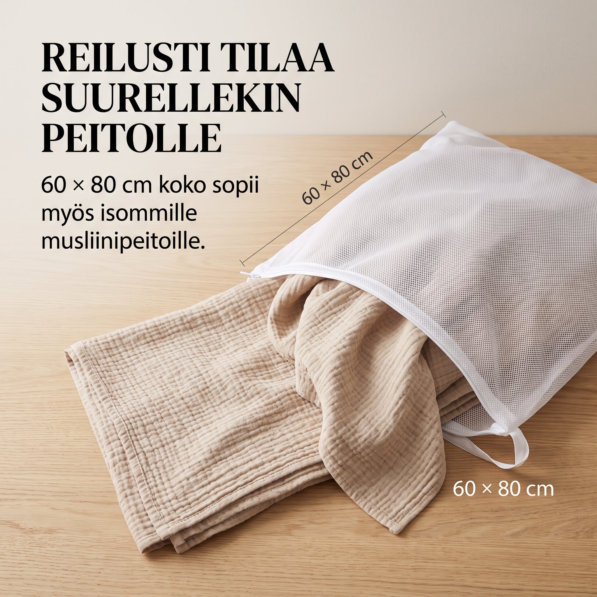 Musliinipeiton pesupussi